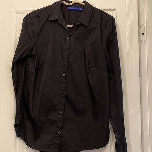 Women’s Apt. 9 Black Collared Button Down Top